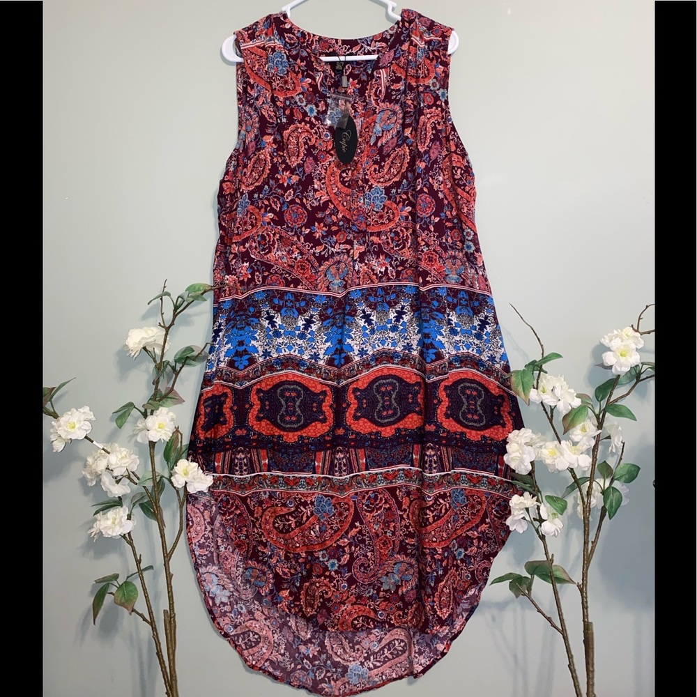 Cupid XL HighLow multicolor dress